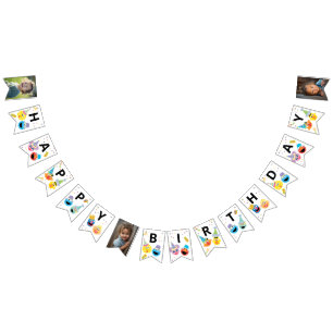 Sesame Street Pals Confetti Birthday Bunting Flags