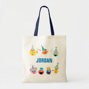 Sesame Street Pals Confetti Birthday Tote Bag