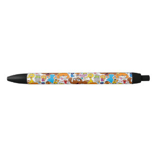 Sesame Street Pals Doodley Pattern Blue Ink Pen