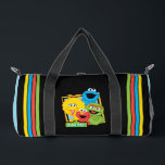 Sesame Street Pals Duffle Bag<br><div class="desc">Cookie Monster,  Big Bird,  Oscar the Grouch,  and Elmo look colourful and vibrant in this graphic.  ©  2024 Sesame Workshop. www.sesamestreet.org</div>