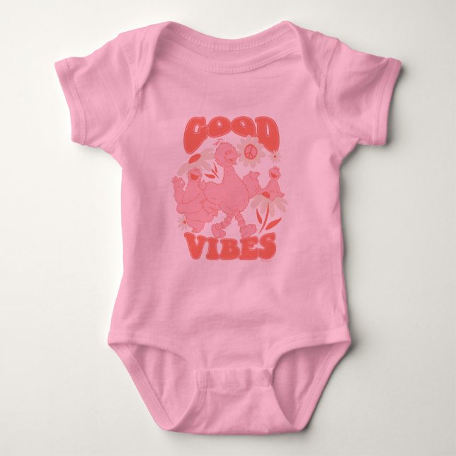Sesame Street Pals | Good Vibes Baby Bodysuit (Front)