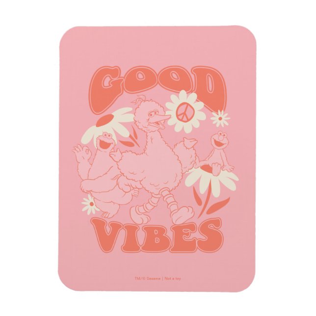Sesame Street Pals | Good Vibes Magnet (Vertical)