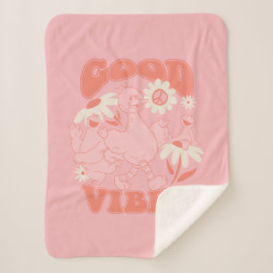 Sesame Street Pals   Good Vibes Sherpa Blanket