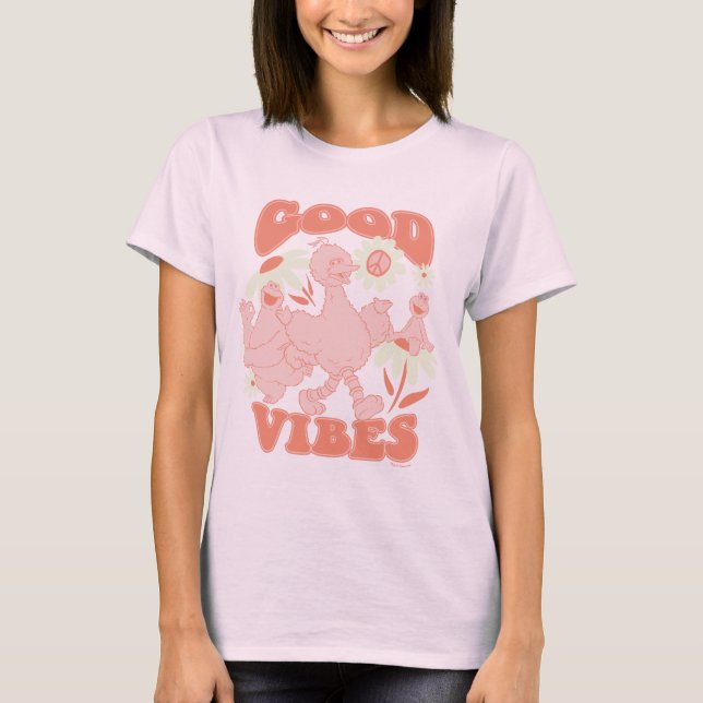 Sesame Street Pals | Good Vibes T-Shirt (Front)