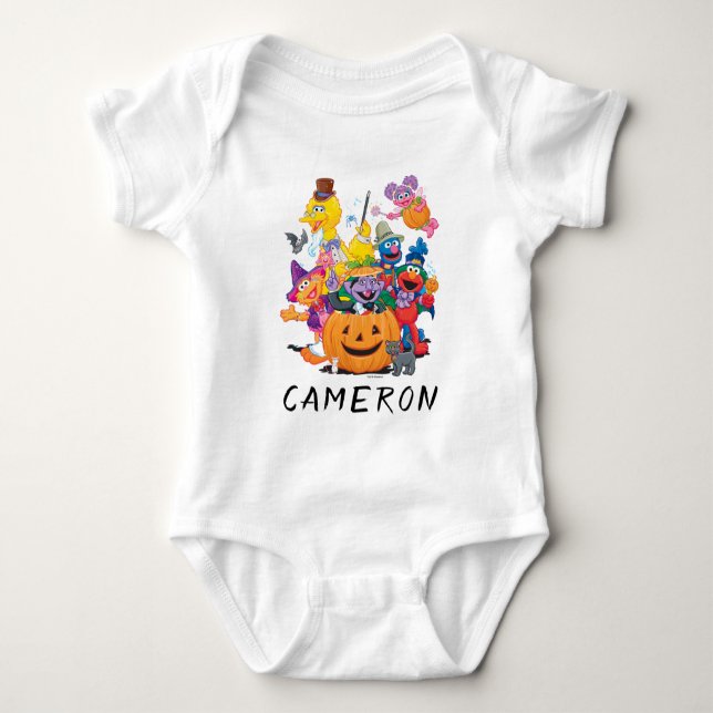Sesame Street Pals | Happy Halloween Baby Bodysuit (Front)