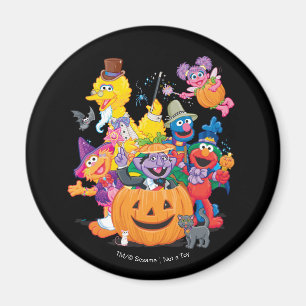 Sesame Street Pals   Happy Halloween Magnet