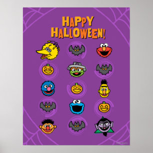 Sesame Street Pals - Happy Halloween! Poster