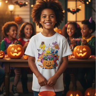Sesame Street Pals   Happy Halloween T-Shirt