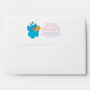 Sesame Street Pals Pastel 1st Birthday Envelope