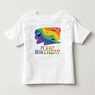 Sesame Street Pals Rainbow Birthday Toddler T-Shirt