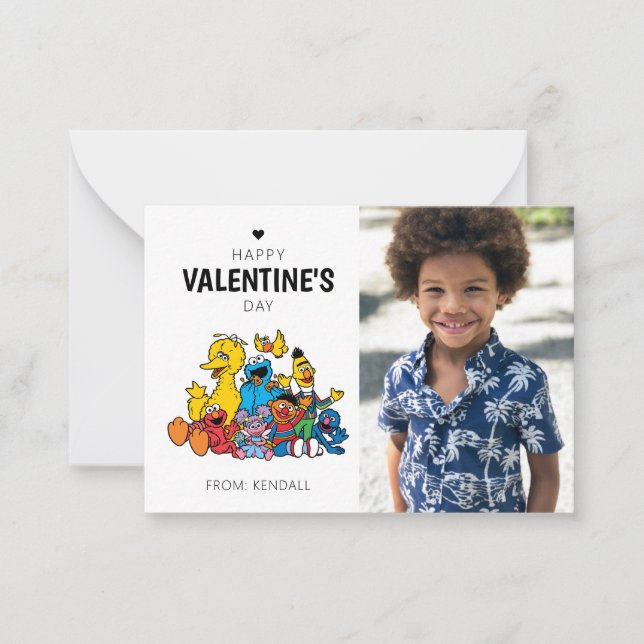 Sesame Street Pals Valentine's Day Card (Front)