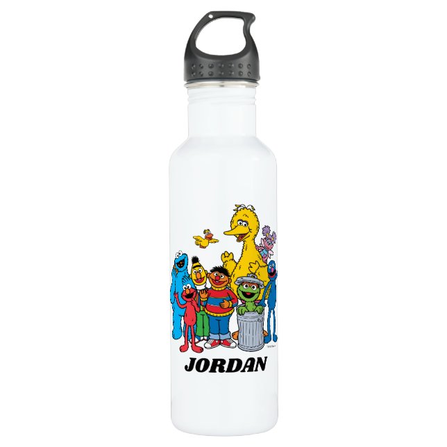 Sesame Street Pals Waving 710 Ml Water Bottle (Front)