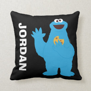 Sesame Street   Personalised Cookie Monster Cushion