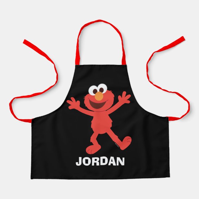 Sesame Street | Personalised Elmo Apron (Front)