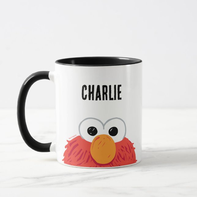 Sesame Street | Personalised Elmo Big Face Mug (Left)