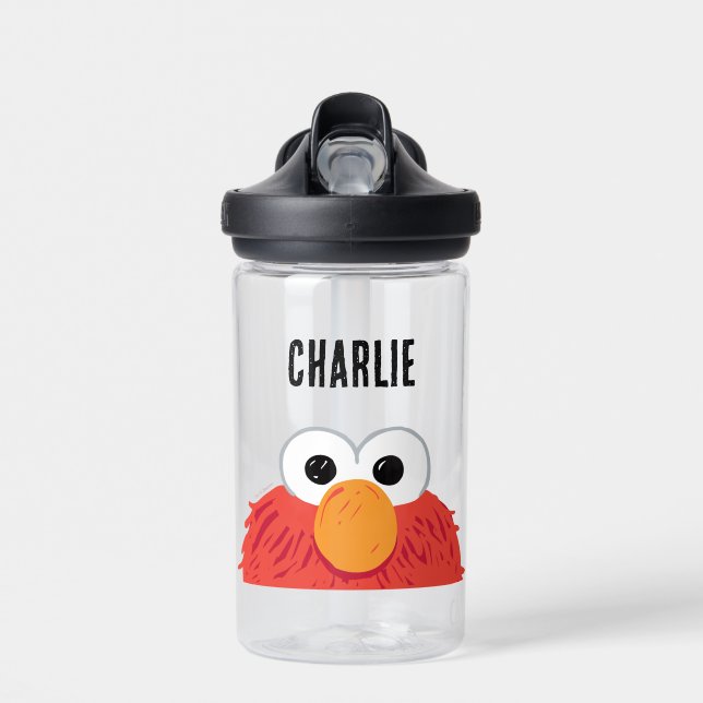 Sesame Street | Personalised Elmo Big Face Water Bottle (Front)