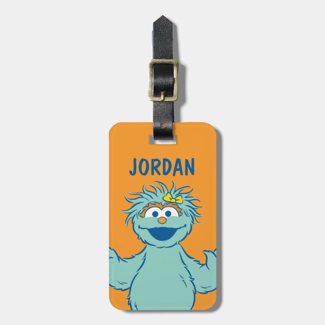 Sesame Street | Personalised Rosita Luggage Tag (Front Vertical)