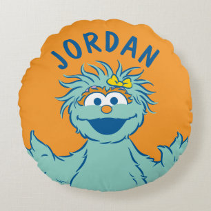 Sesame Street   Personalised Rosita Round Cushion