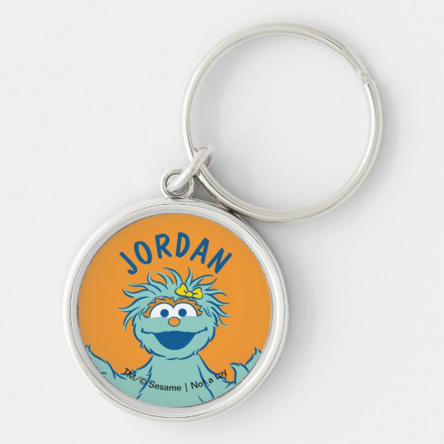 Sesame Street | Personalized Rosita Key Ring (Front)