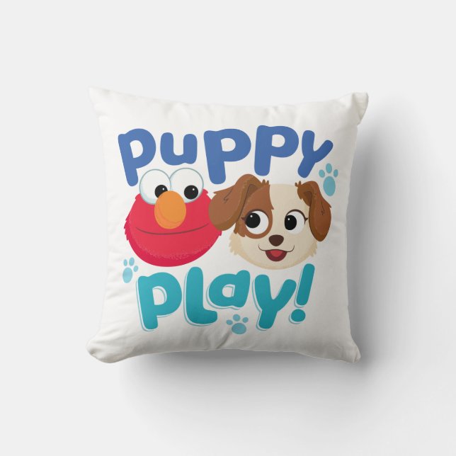 Sesame Street | Puppy Play Elmo & Tango Cushion (Front)