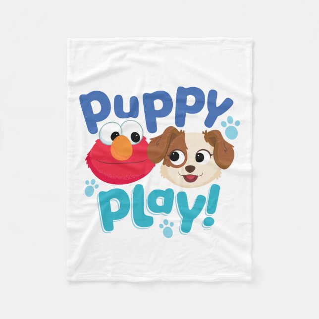 Sesame Street | Puppy Play Elmo & Tango Fleece Blanket (Front)