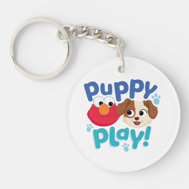 Sesame Street | Puppy Play Elmo & Tango Key Ring (Front)
