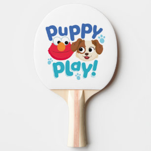 Sesame Street   Puppy Play Elmo & Tango Ping Pong Paddle