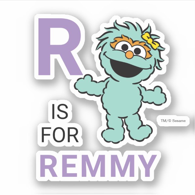 Sesame Street | R is for Rosita | Add Your Name (Front)