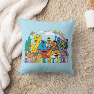 Sesame Street   Rainbow Wave Cushion