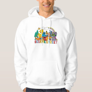 Sesame Street   Rainbow Wave Hoodie