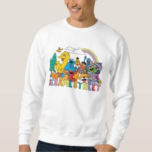 Sesame Street   Rainbow Wave Sweatshirt