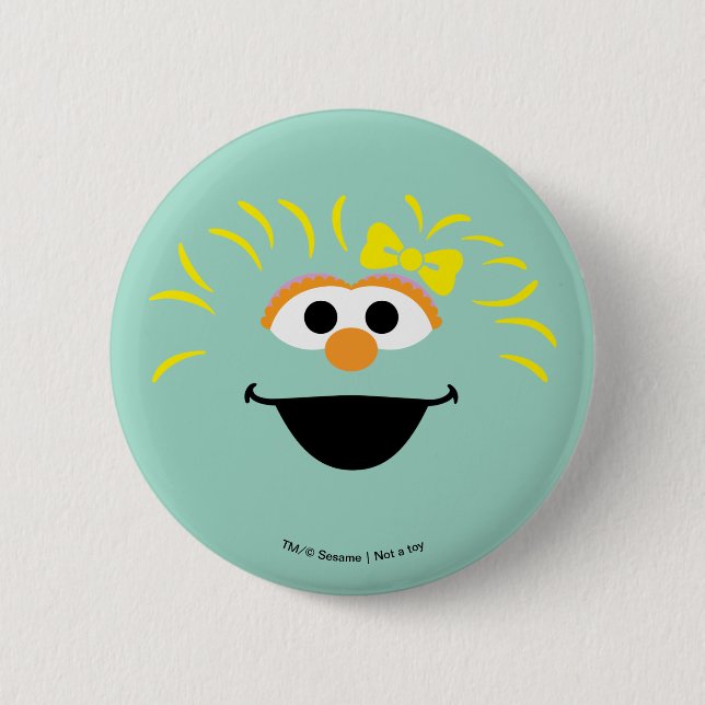 Sesame Street | Rosita Face Art 6 Cm Round Badge (Front)