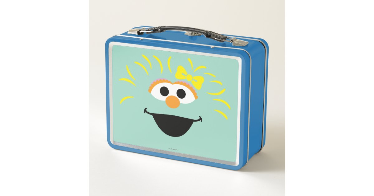 Sesame Street Rosita Face Art Metal Lunch Box Zazzle 