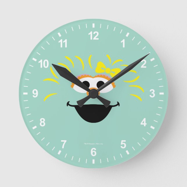 Sesame Street | Rosita Face Art Round Clock (Front)