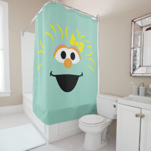 Sesame Street Rosita Face Art Shower Curtain