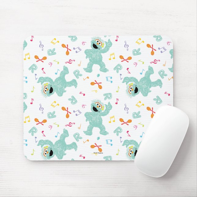 Sesame Street | Rosita Music Scribble Pattern Mouse Pad (With Mouse)