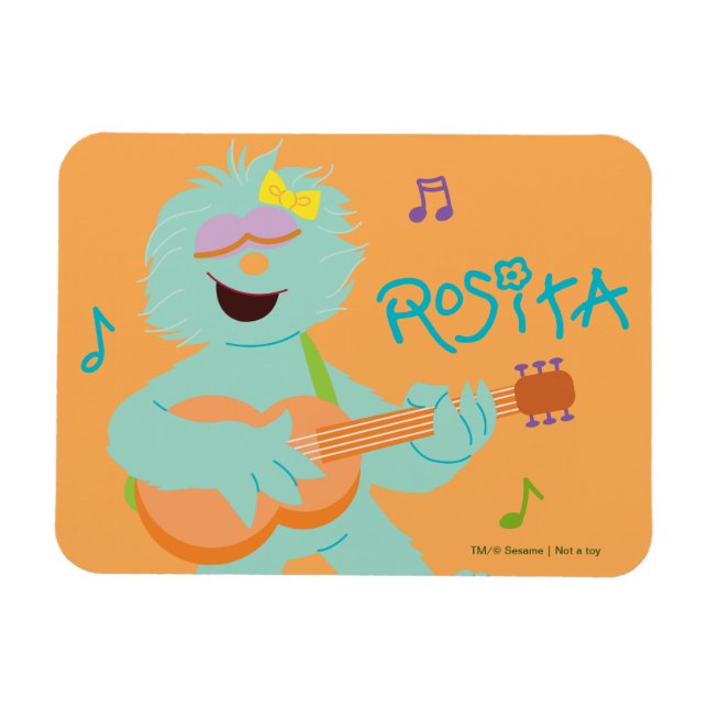 Sesame Street | Rosita Playing Guitar Magnet (Horizontal)