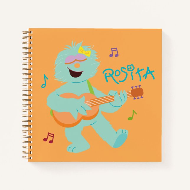 Sesame Street | Rosita Playing Guitar Notebook (Front)