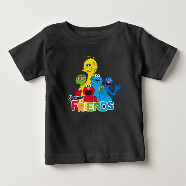 Sesame Street | Sesame Friends Baby T-Shirt (Front)