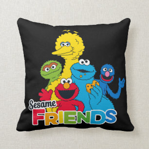 Sesame Street   Sesame Friends Cushion