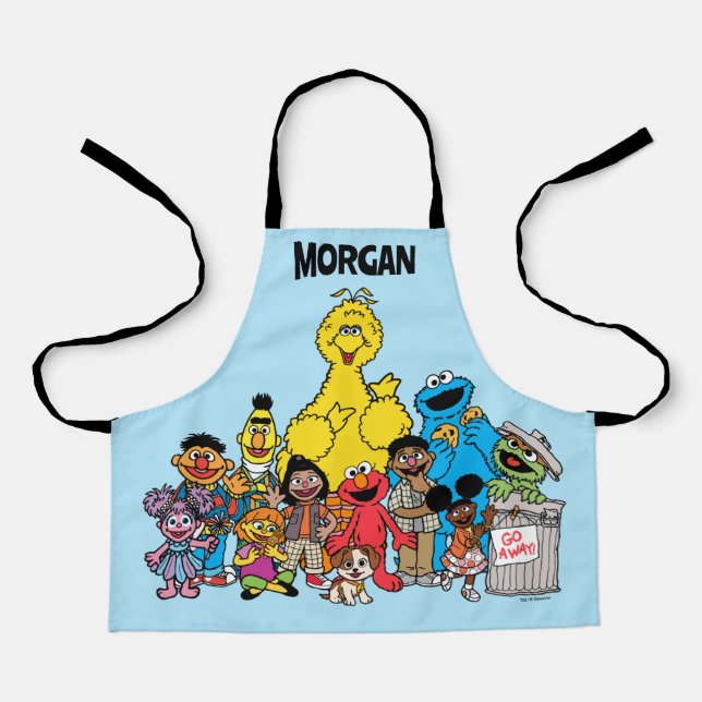 Sesame Street | Sesame Pals Add Your Name Apron (Front)
