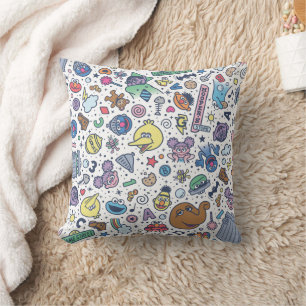 Sesame Street   Sesame Pals Doodle Pattern Cushion
