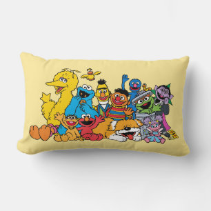 Sesame Street   Sesame Pals Group Portrait Lumbar Cushion