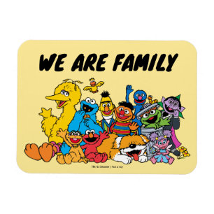 Sesame Street   Sesame Pals Group Portrait Magnet