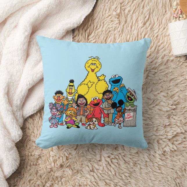 Sesame Street | Sesame Pals Hanging Out Cushion (Blanket)