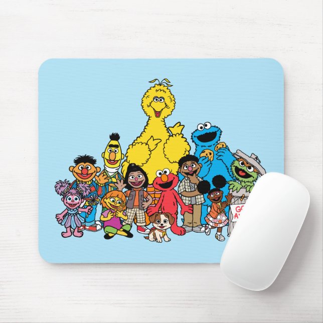 Sesame Street | Sesame Pals Hanging Out Mouse Pad (With Mouse)