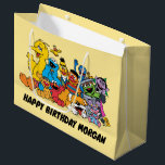 Sesame Street | Sesame Pals | Happy Birthday Large Gift Bag<br><div class="desc">Check out this cute Sesame Street design featuring</div>