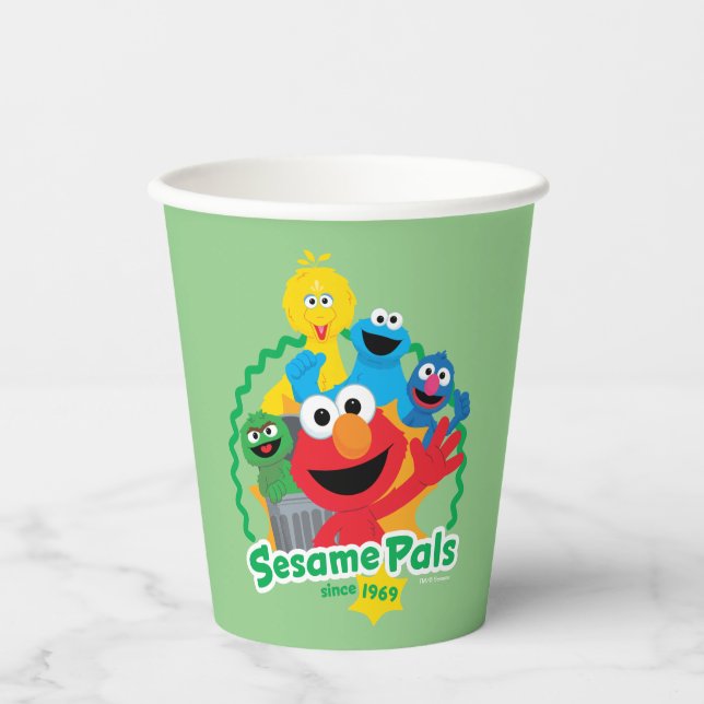 Sesame Street | Sesame Pals Since 1969 Paper Cups (Front)