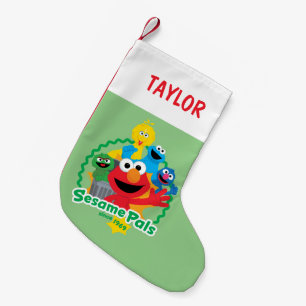 Sesame Street   Sesame Pals Since 1969 Small Christmas Stocking