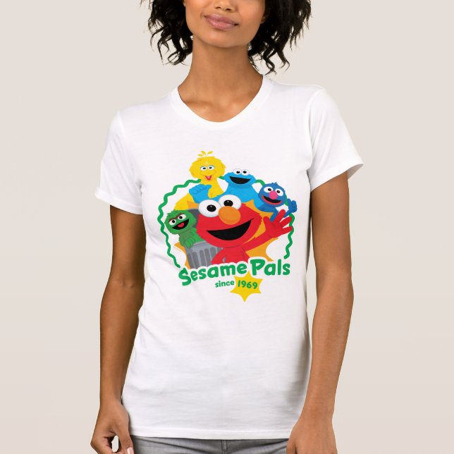 Sesame Street | Sesame Pals Since 1969 T-Shirt (Front)